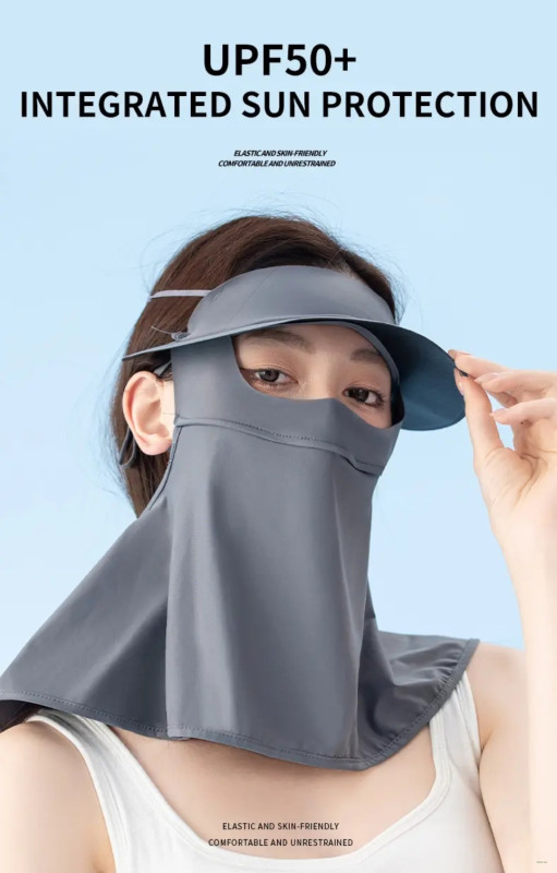 FULL FACE AND NECK SUN PROTECTION