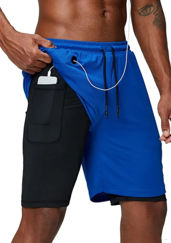 SPORT 2 IN 1 GYM SHORT